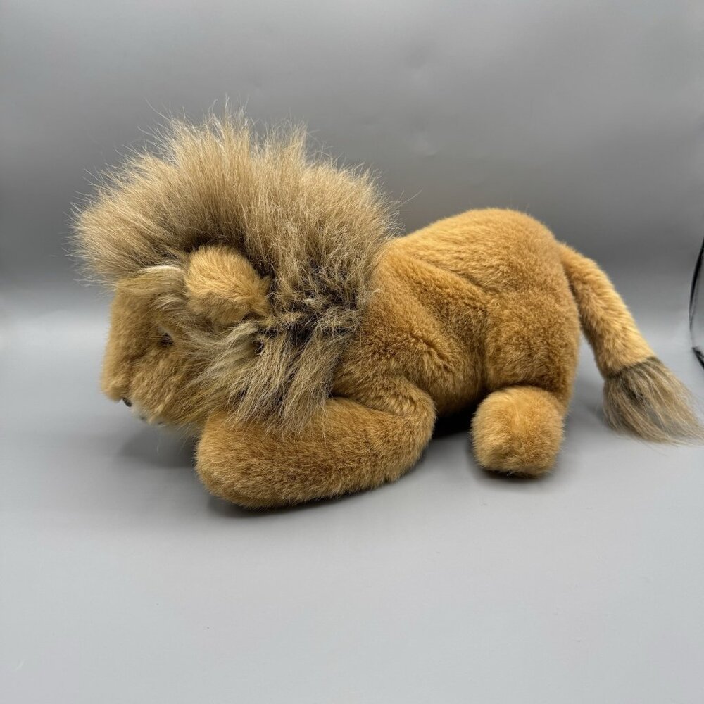 Plush Creations Vintage Lion Plush Puppet 12" 1994 Realistic